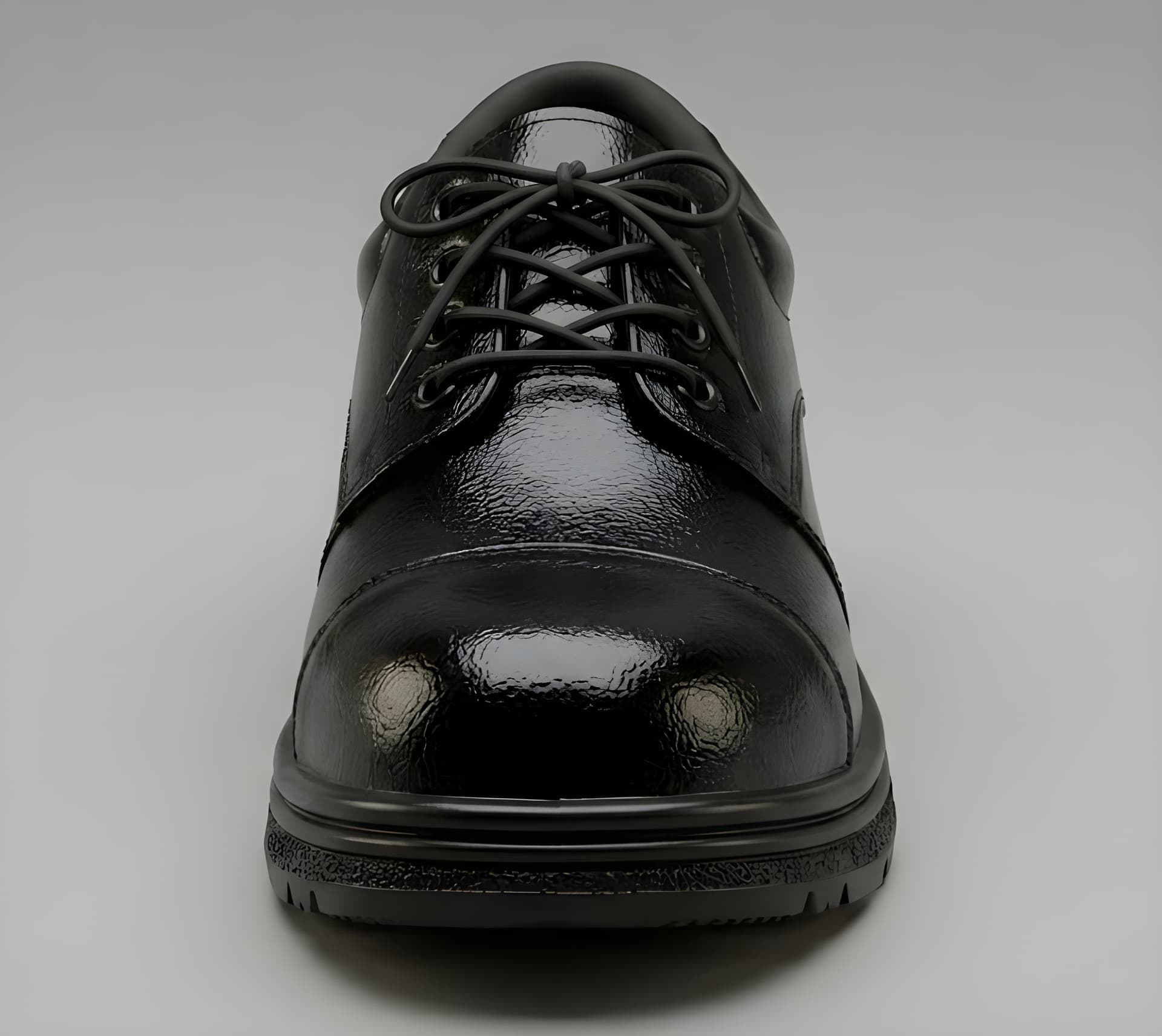 WUGO Men’s Stylish Black Casual Lace-Up Shoes
