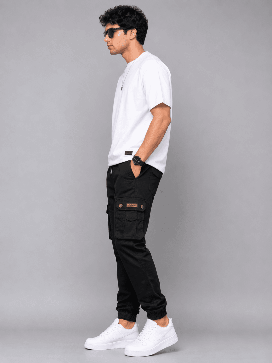 Multi-Pocket Jogger Cargo Trousers alternate view