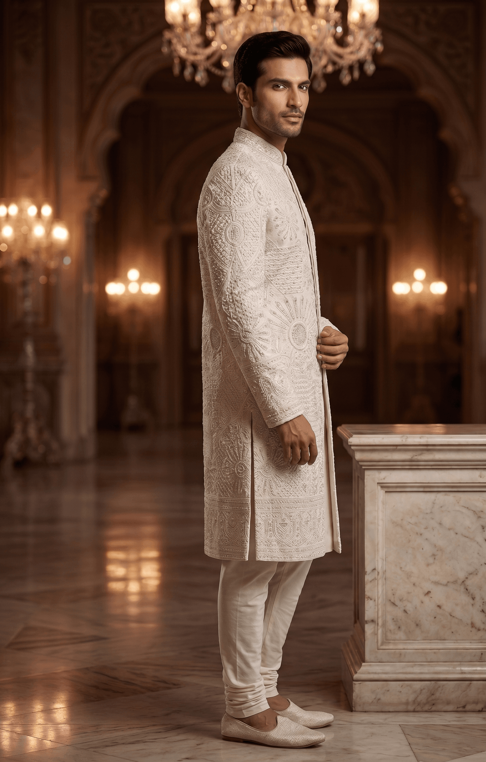 Men's Wedding Designer Sherwani 