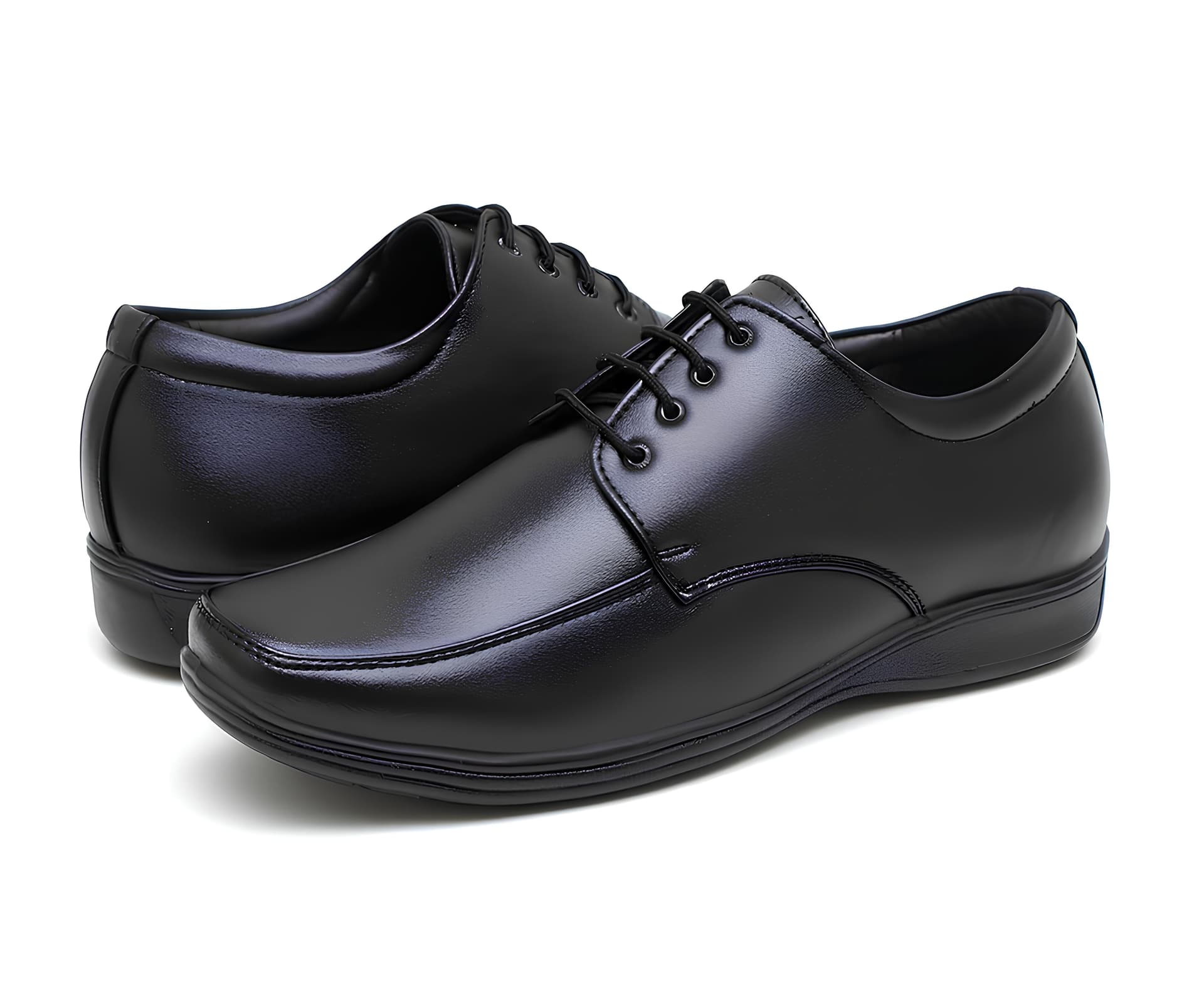 Men's Black Classic Formal Lace-Up Shoes