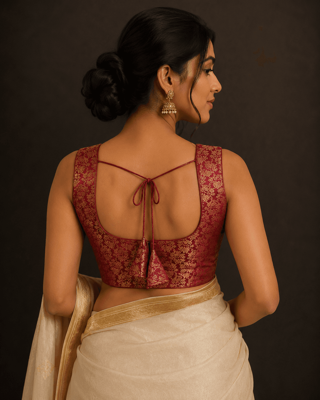 Women's Premium Banarasi Silk Party Wear Readymade Blouse alternate view