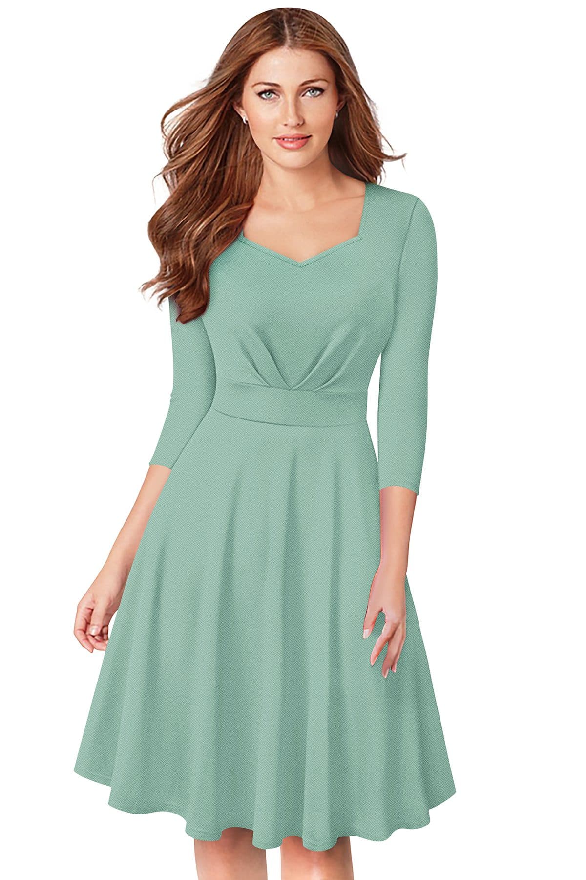 Pleated Design Western Dress alternate view