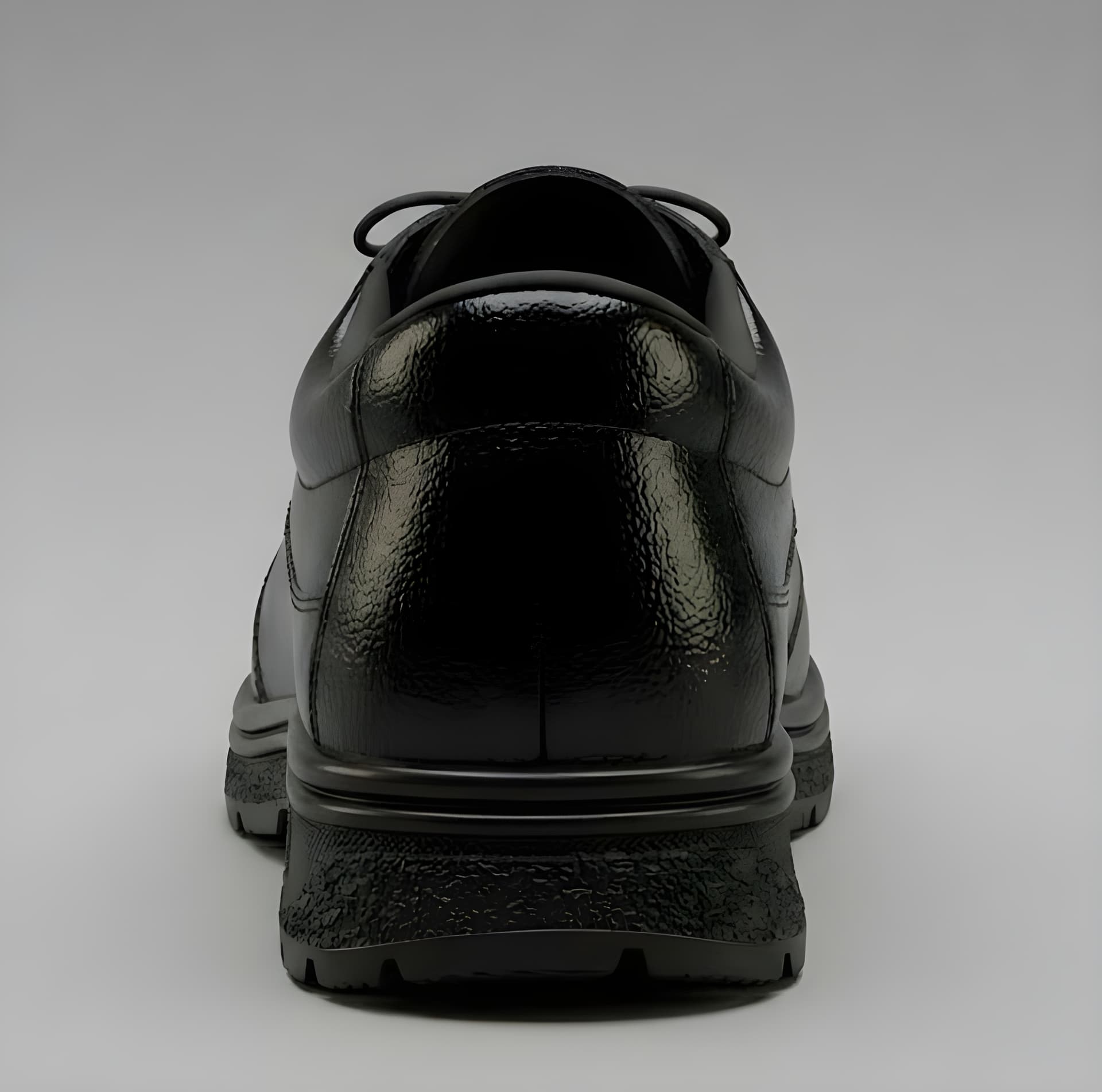 Latest Genuine Mild Leather Police Safety Shoes for Men  alternate view