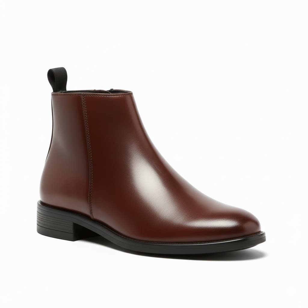 WUGO Men’s Classic Brown Chelsea Ankle Boots alternate view