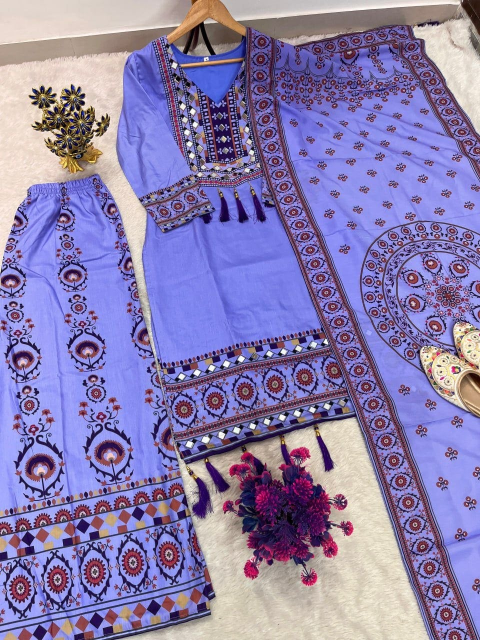 Premium Maslin Silk Suit Set
