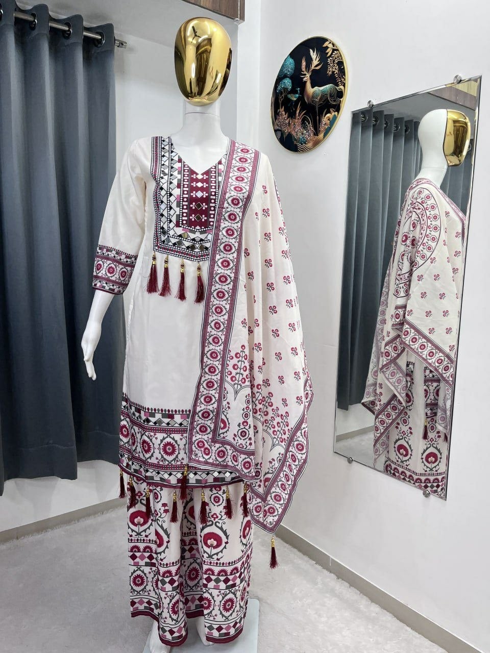 Premium Maslin Silk Suit Set