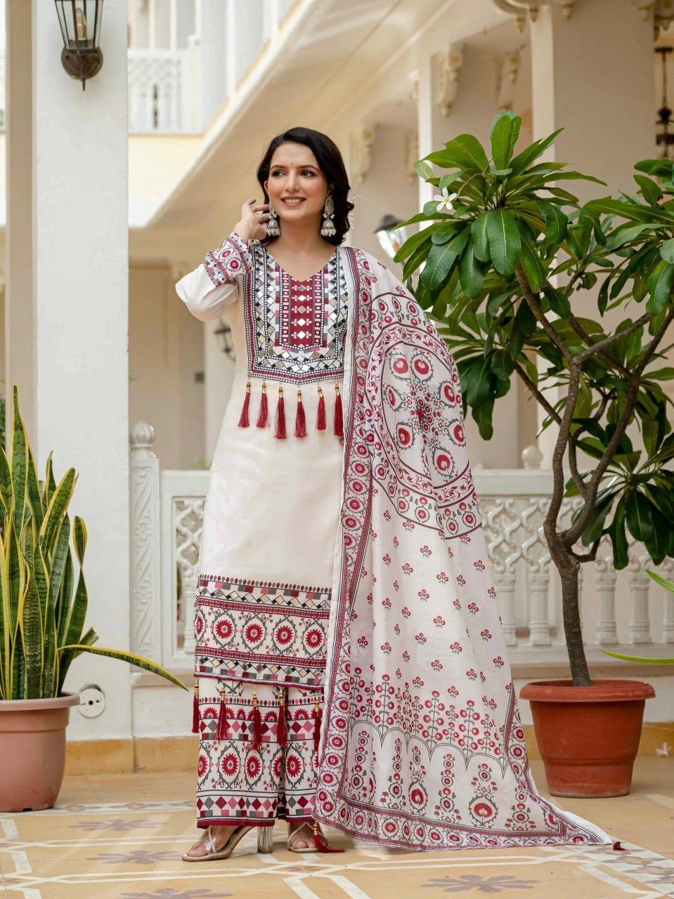 Premium Maslin Silk Suit Set