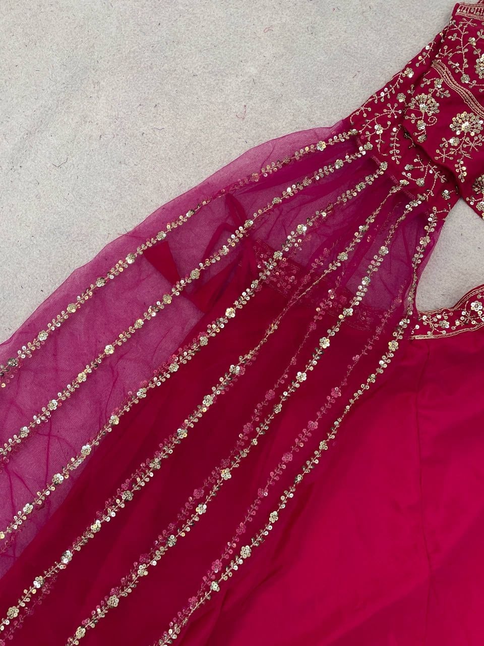 Premium Crepe Silk with Soft Silk Lahenga Choli