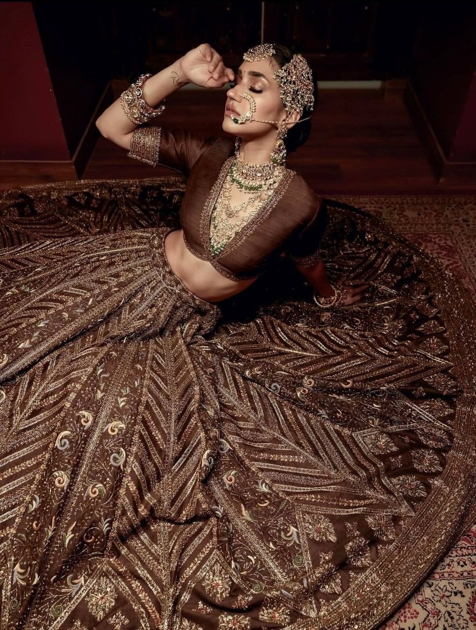 Premium Thai Silk lahenga Choli Set