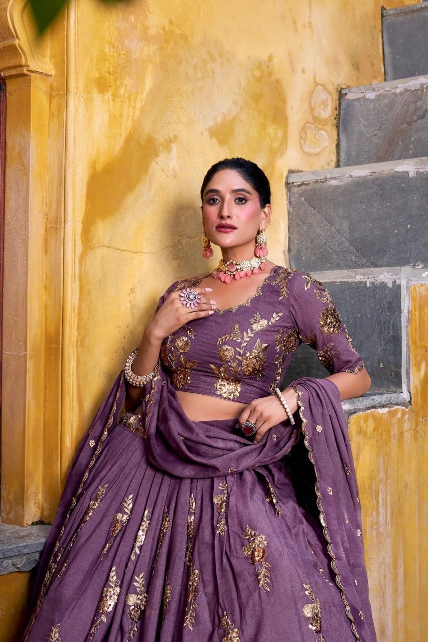 Chocolate Crush lehenga choli set