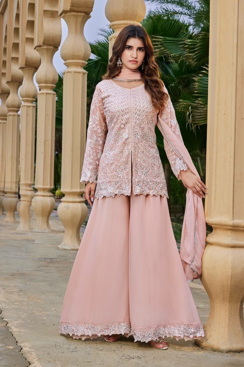 Heavy Faux Georgette salwar suit set (SIDV2266)
