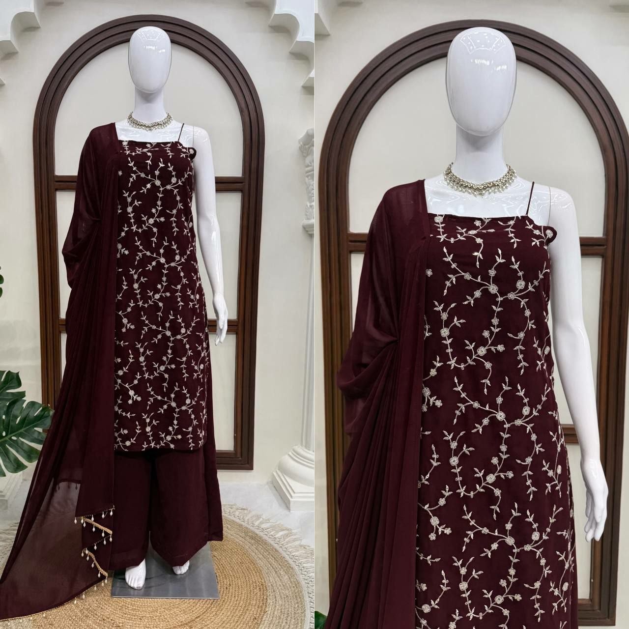 Premium Faux Georgette Salwar Suit Set