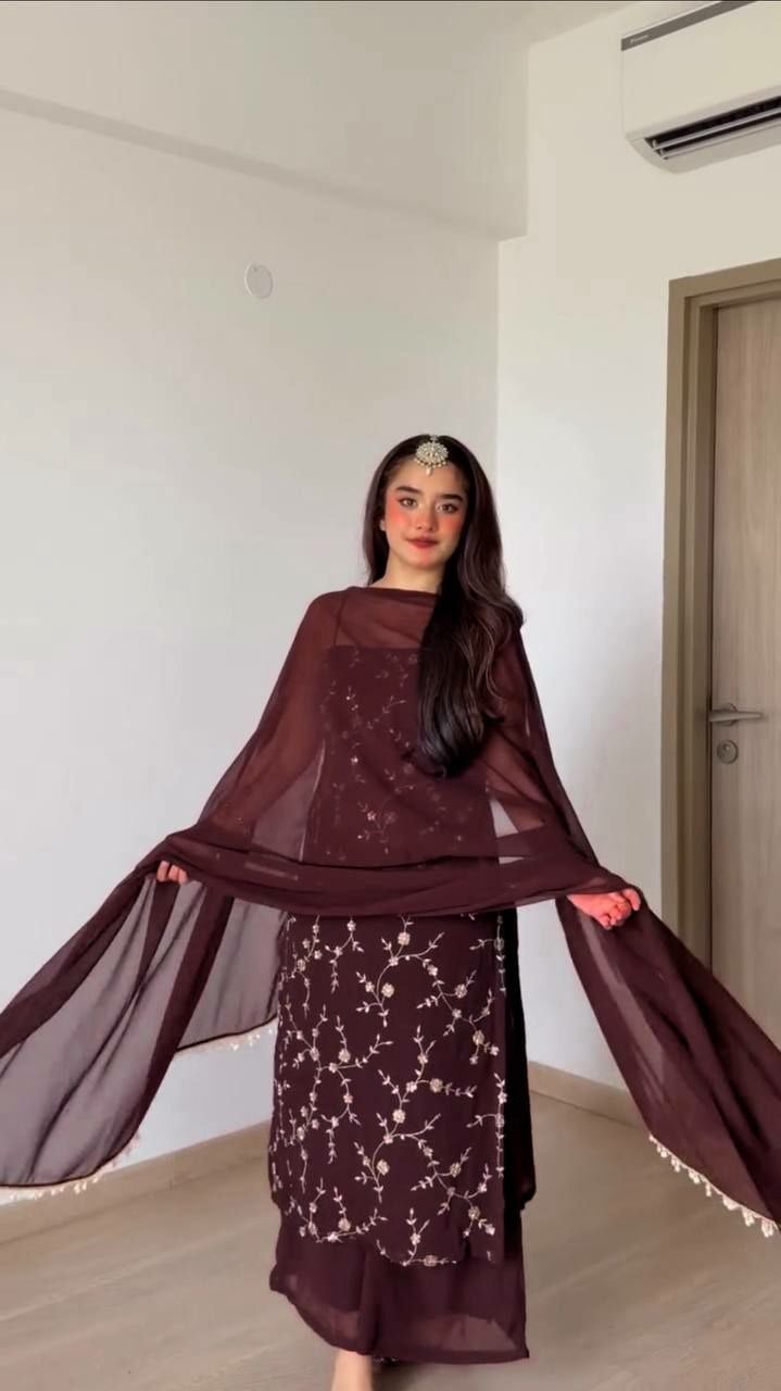 Premium Faux Georgette Salwar Suit Set