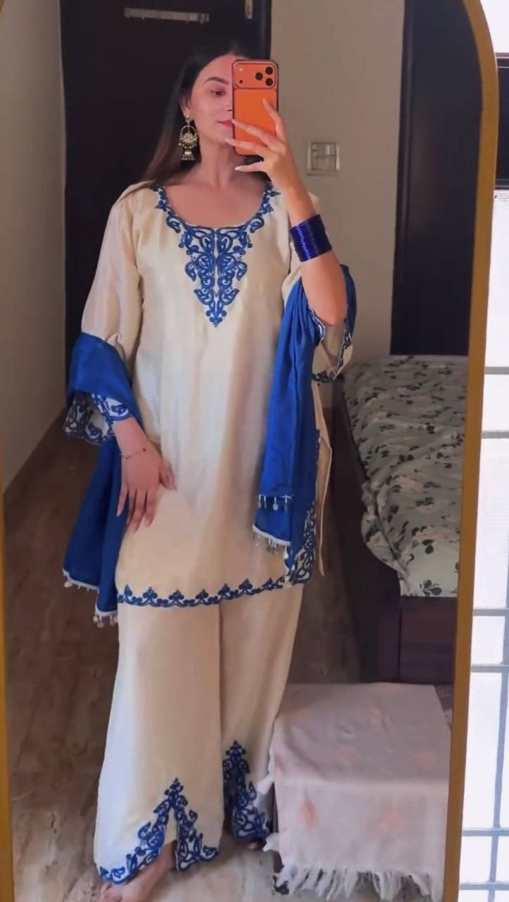 Pure German Chinon Salwar suit Set