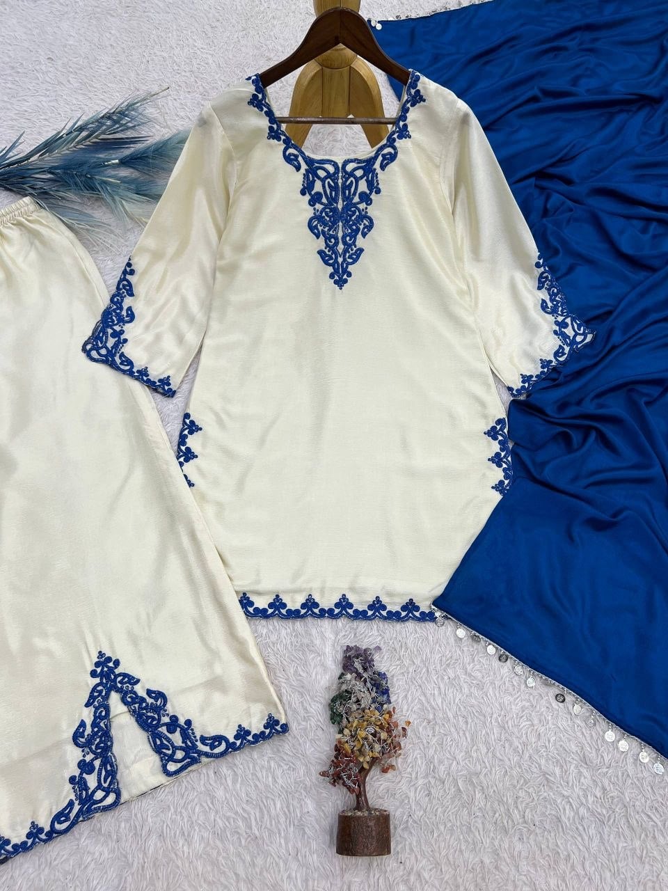 Pure German Chinon Salwar suit Set