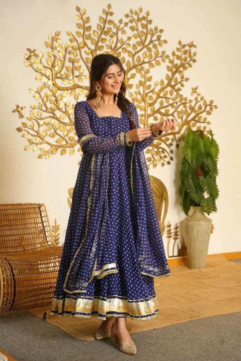 Premium Faux Georgette Suit Set - view 1