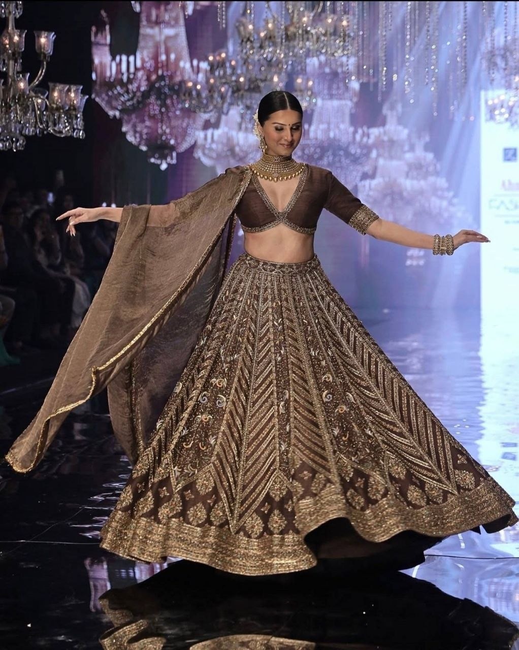 Premium Thai Silk lahenga Choli Set - view 4