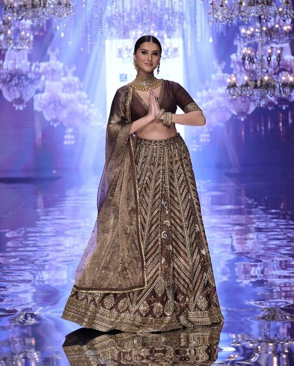 Premium Thai Silk lahenga Choli Set - view 2