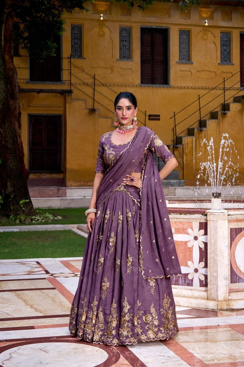 Chocolate Crush lehenga choli set - view 5