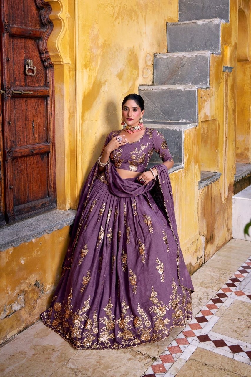 Chocolate Crush lehenga choli set - view 1