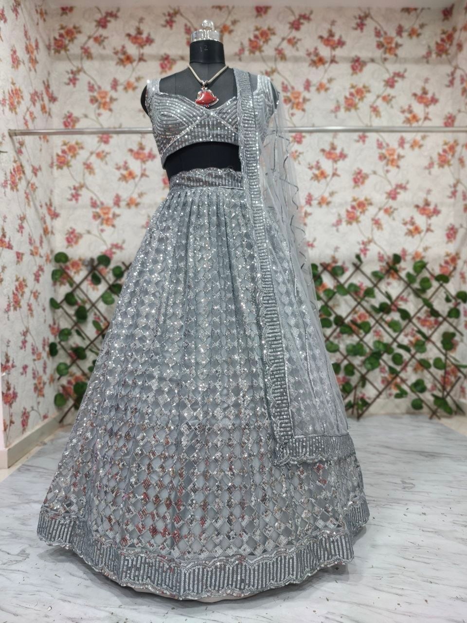 Premium Butterfly Net Lehenga choli set - view 6