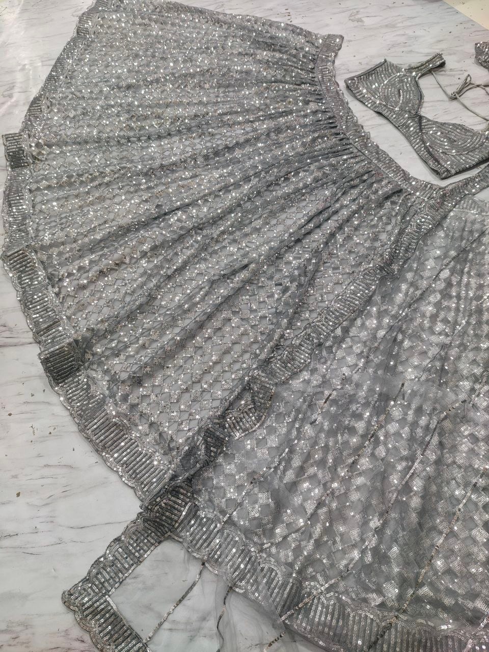 Premium Butterfly Net Lehenga choli set - view 4