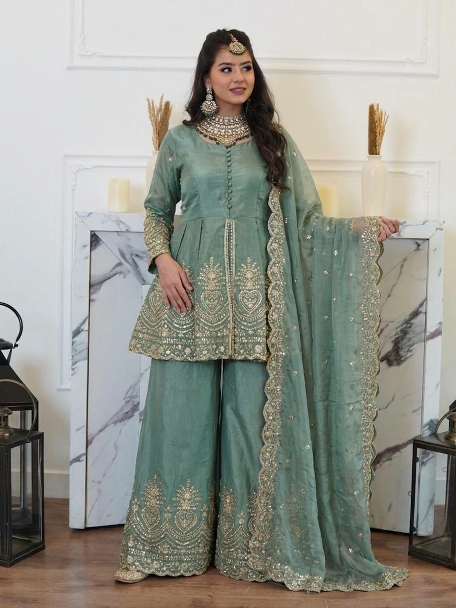 Fendy Silk Suit Set