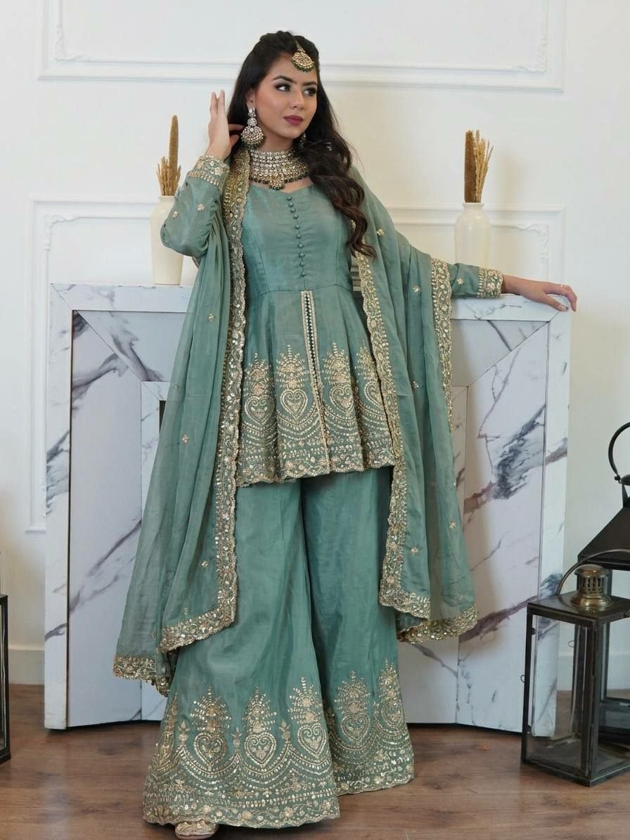 Fendy Silk Suit Set