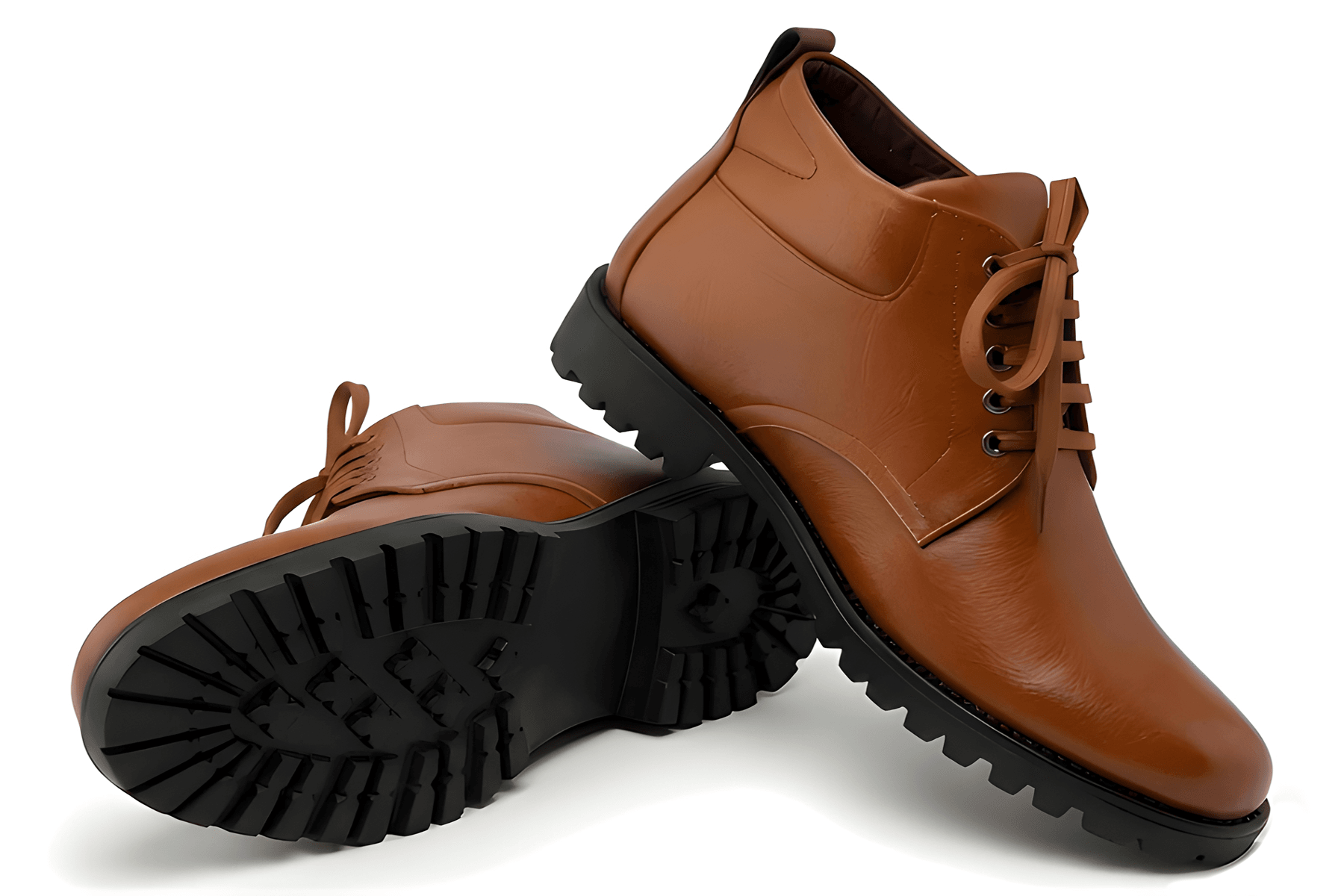 Latest Premium Goat Leather Men Safety Boots