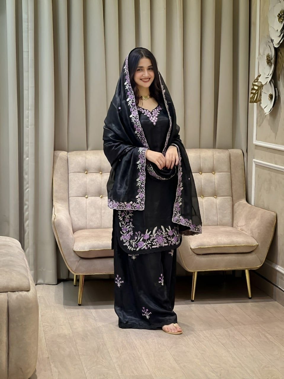 Premium Fendy Fabric Salwar Suit Set