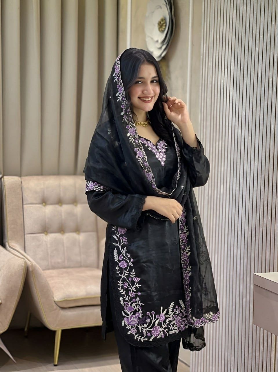 Premium Fendy Fabric Salwar Suit Set - view 2