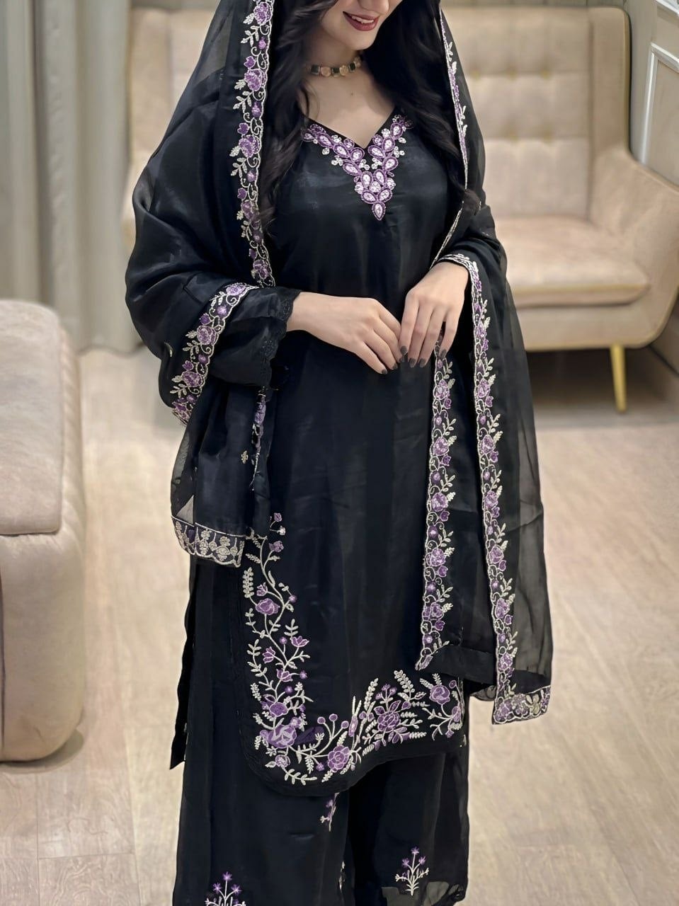 Premium Fendy Fabric Salwar Suit Set