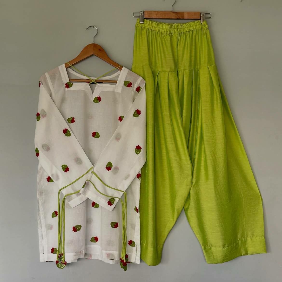 Heavy Pure Cameric Cotton Suit Set