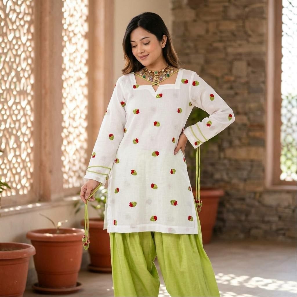 Heavy Pure Cameric Cotton Suit Set