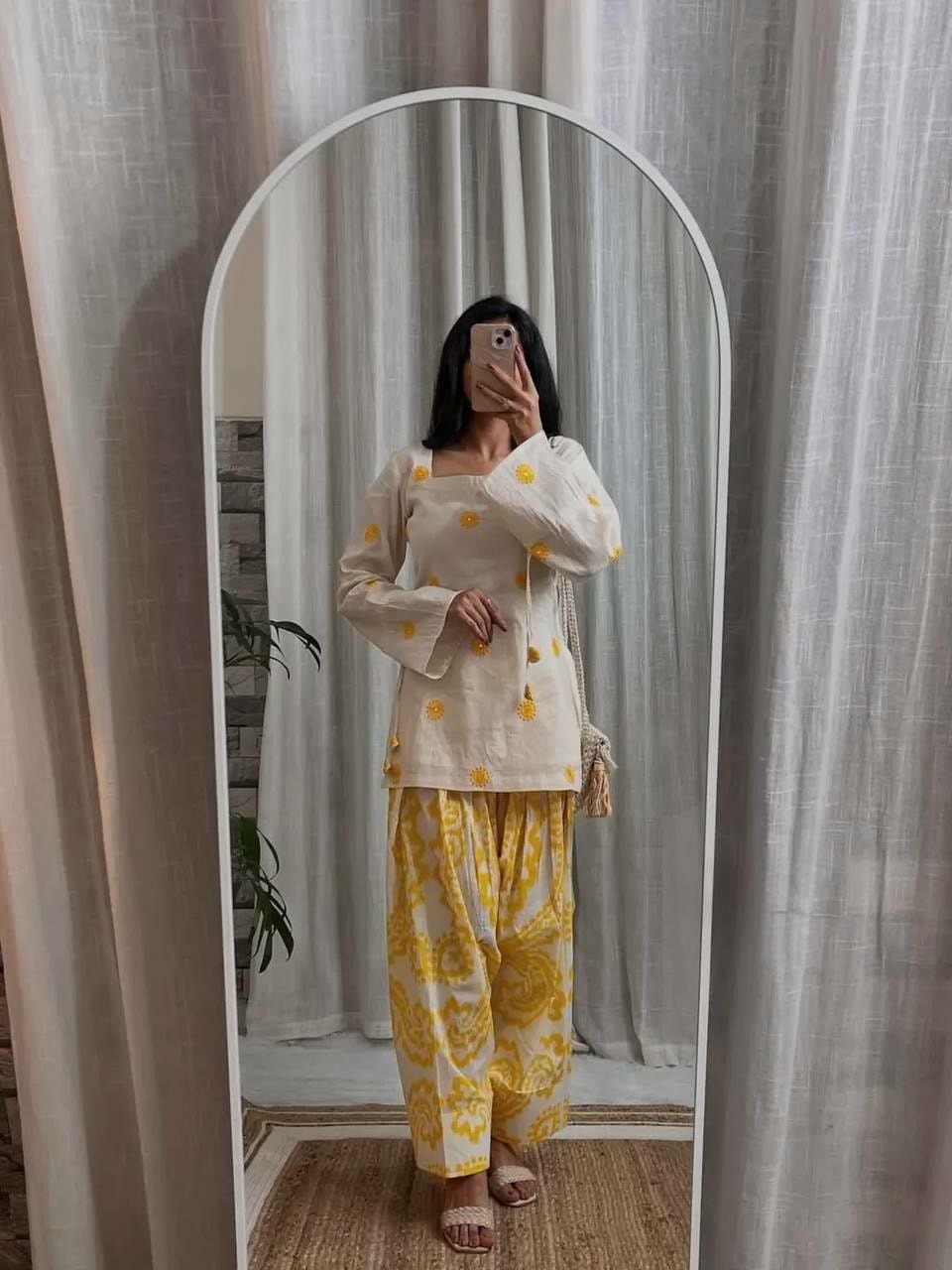 Heavy Pure Cameric Cotton Suit - view 2