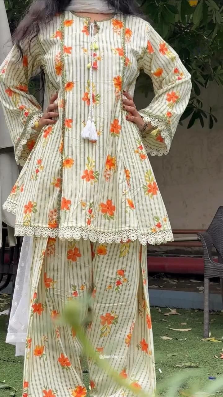 Heavy Pure Natural Crepe Suit Set