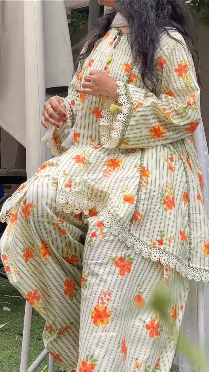 Heavy Pure Natural Crepe Suit Set - view 3
