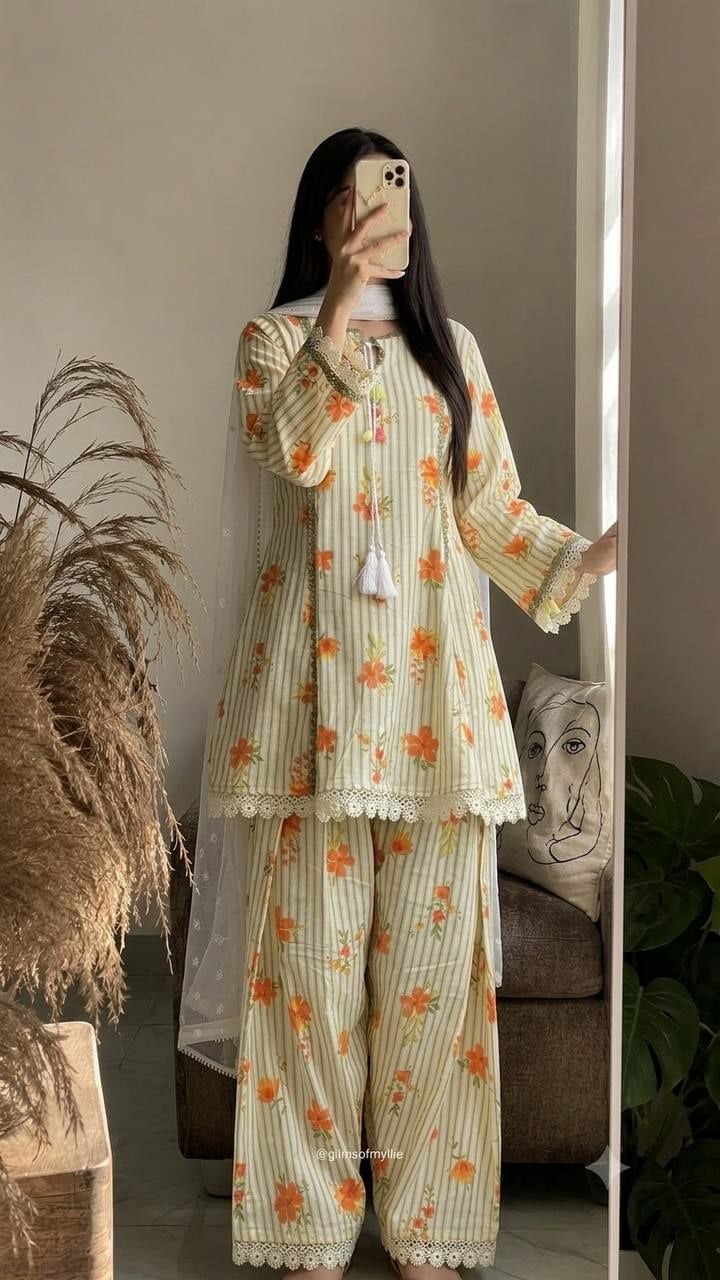 Heavy Pure Natural Crepe Suit Set