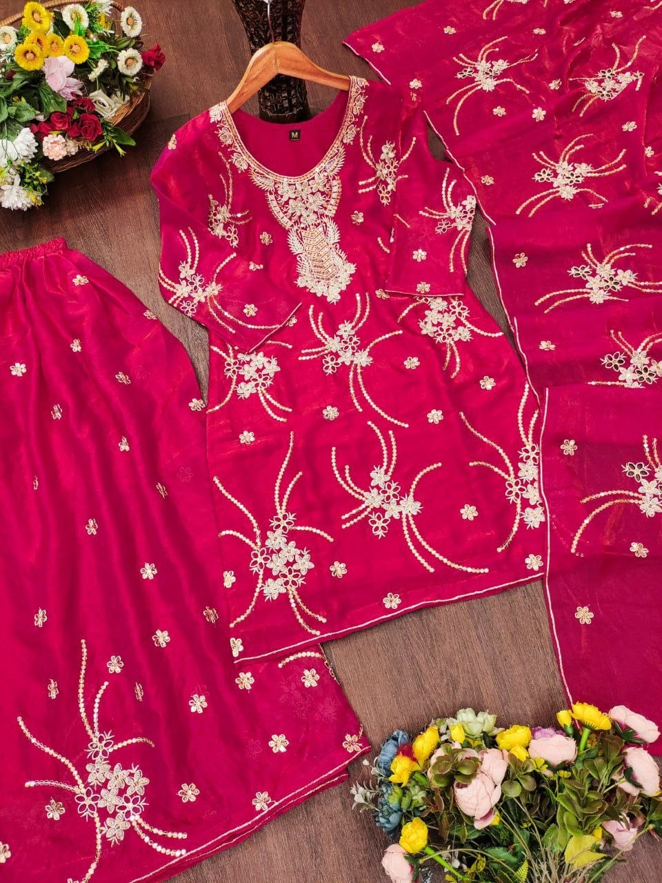 Premium Fendy Silk Suit Set - view 5