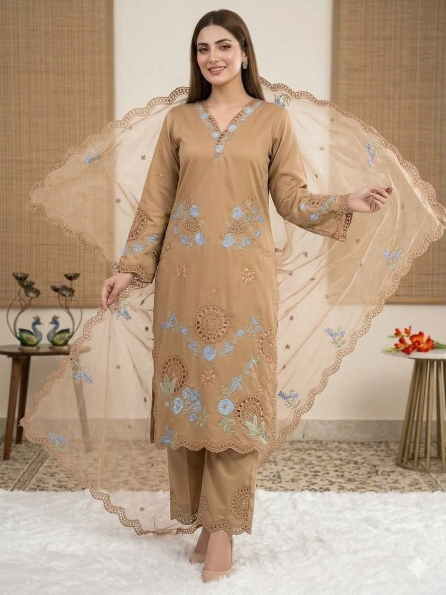 Heavy Roman Fabric Suit Set