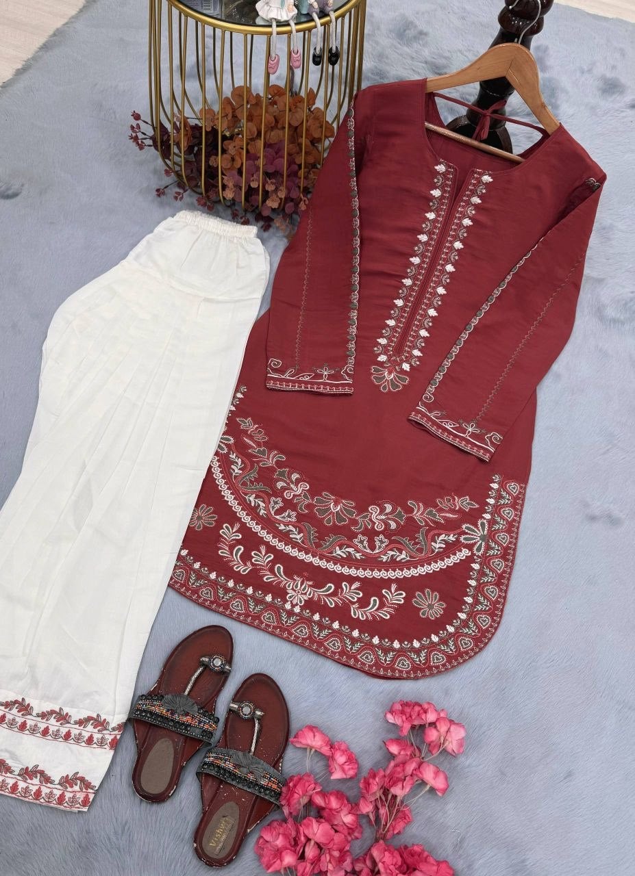 Pure Roman Silk SUIT Set