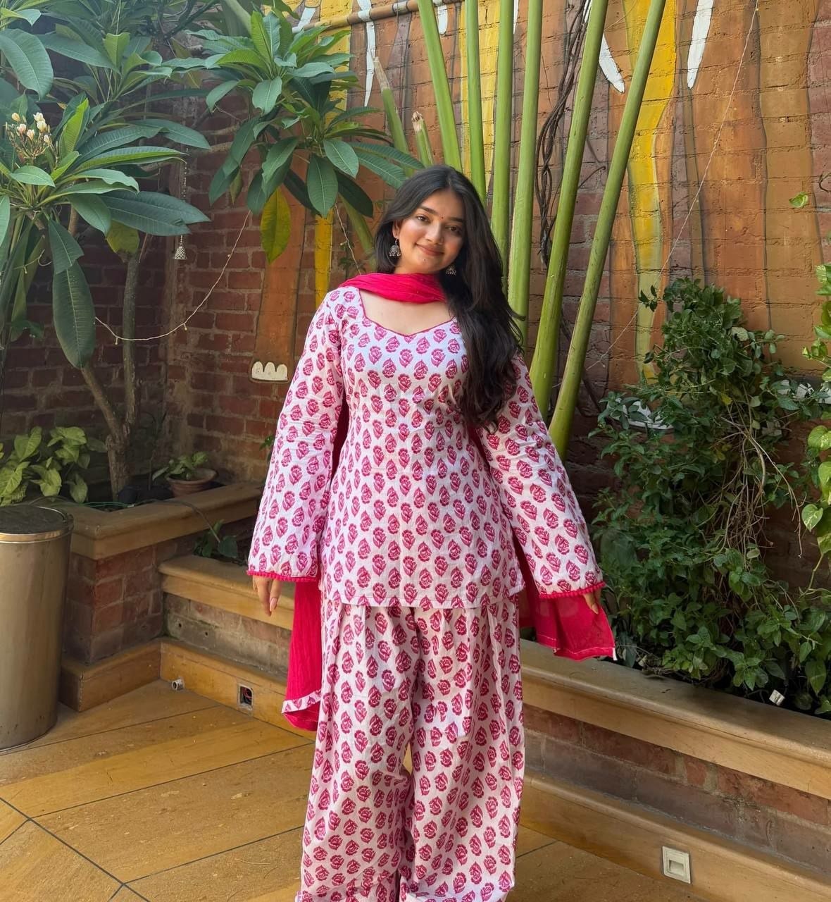 Heavy Pure Cambric Cotton SUIT Set - view 1