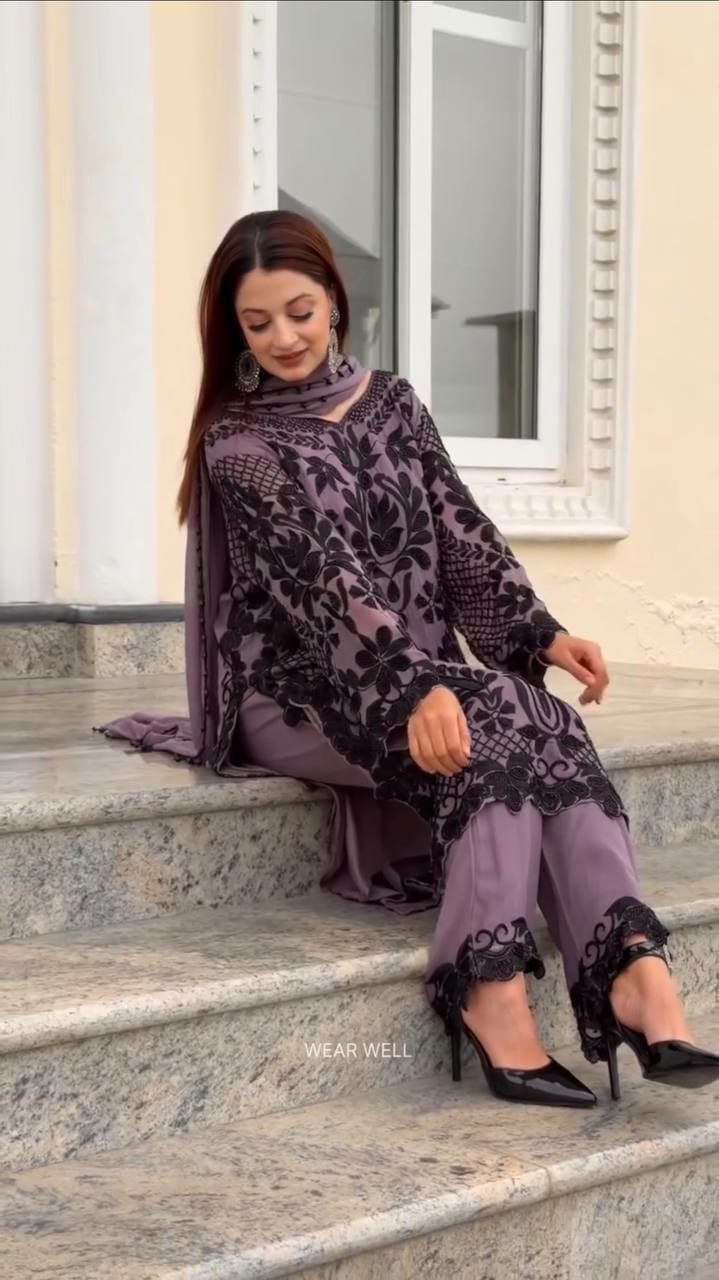 Heavy Faux Georgette Suit Set