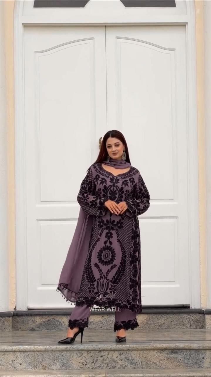 Heavy Faux Georgette Suit Set