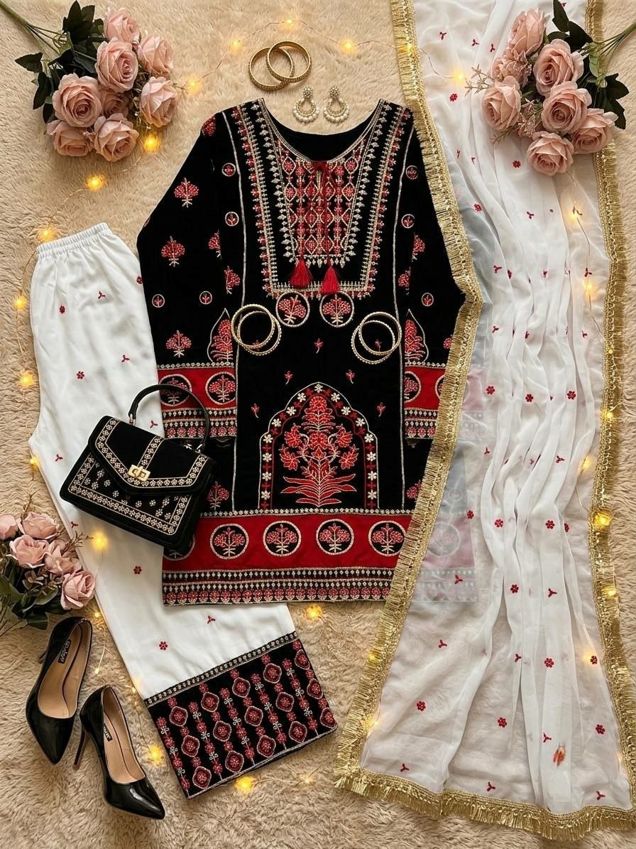 Heavy Natural Silk Suit Set - view 3