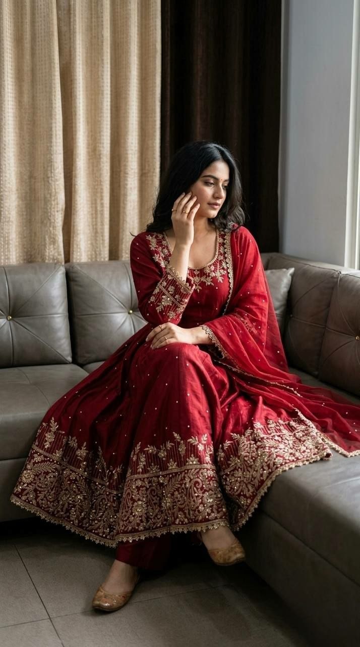 Heavy Faux Georgette Suit Set - view 3