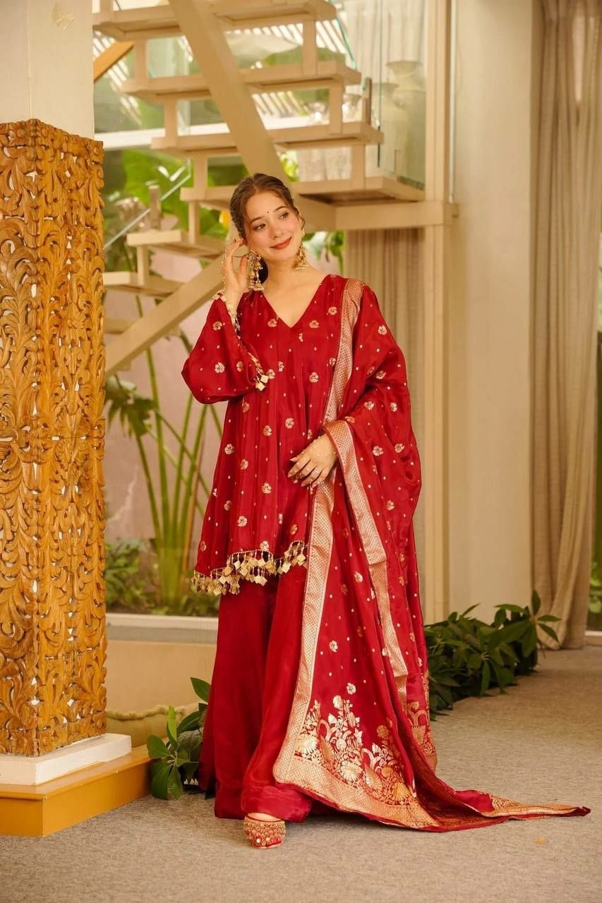 Premium Satin Silk Suit Set