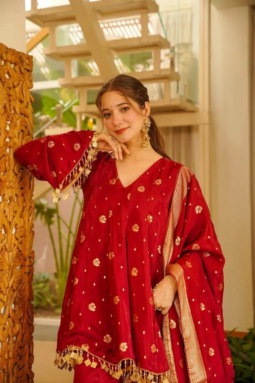 Premium Satin Silk Suit Set