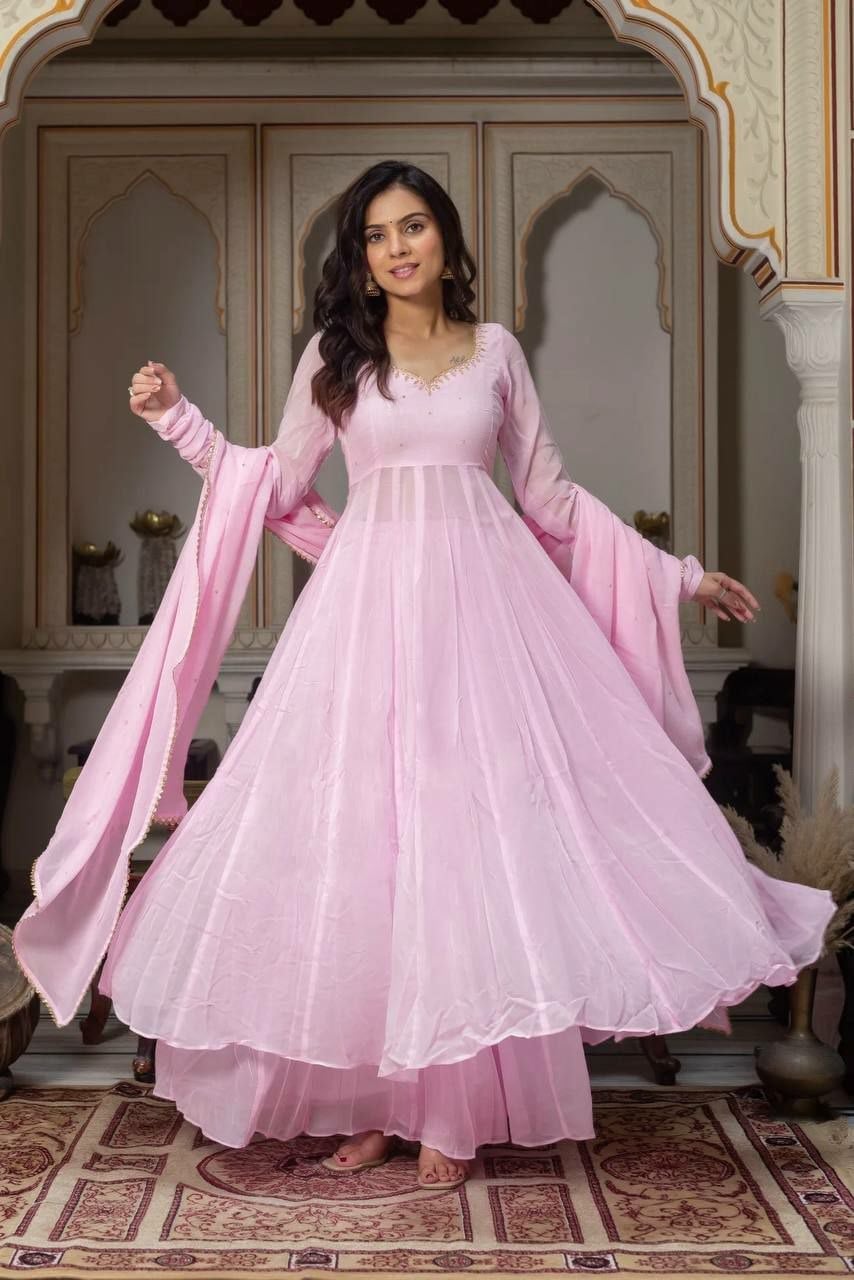 Premium Faux Georgette Suit set