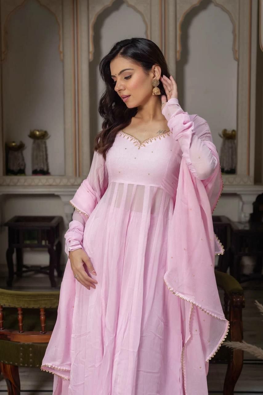 Premium Faux Georgette Suit set
